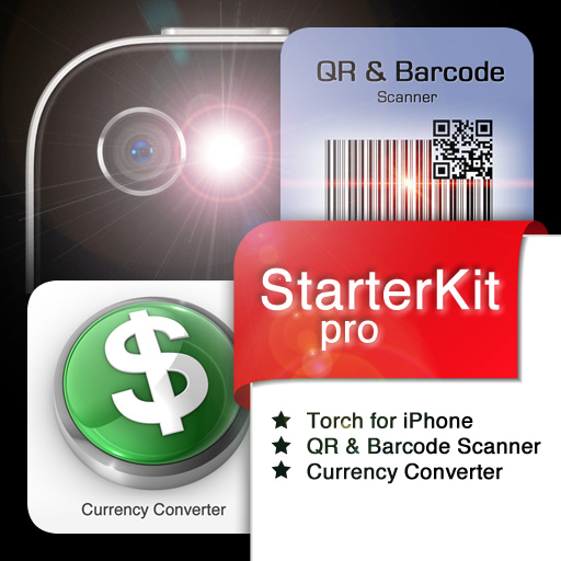 Starter Kit, Taschenlampe, QR, Code, Scanner, Barcode, Währungsrechner, Currency Converter, iPhone Entwicklung, Apps, App Programmierung, Schweiz, Xcode, Objective-C, Games, Weblooks